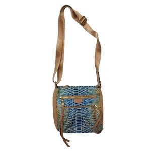 Aimee Kestenberg Blue Shoulder Hand Bag Purse